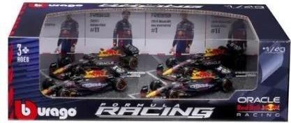 Actual product image Bburago Diecast 1:43 Race Formula Red Bull World Champion Set With 4 cars (2021/2023) Ages 3+ 18-3