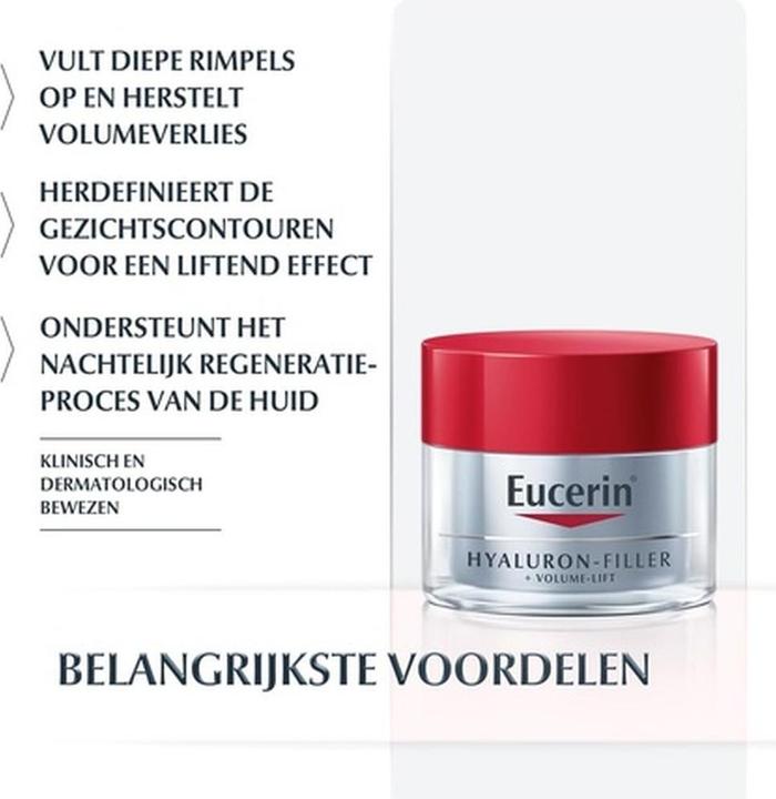 Actual product image Eucerin Hyaluron-Filler + Volume-Lift Nachtpflege (50 ml) (50 ml)