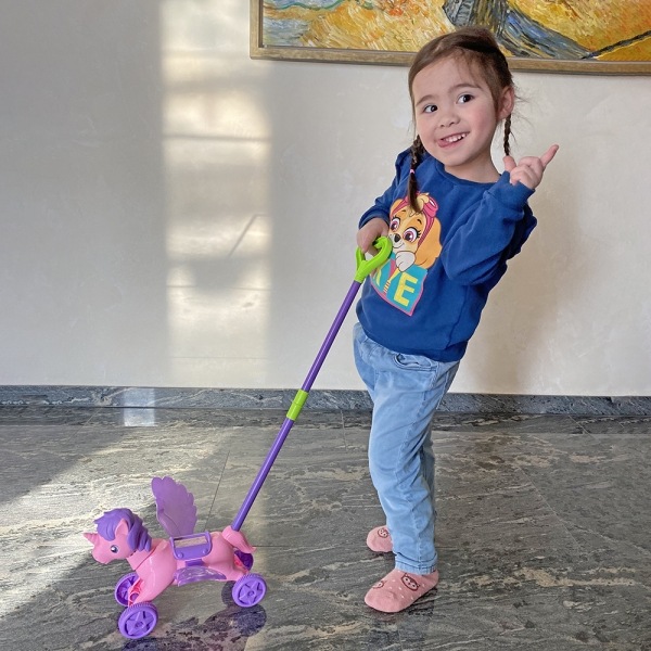 Immagine prodotto Kögler Unicorno su un bastone da spingere