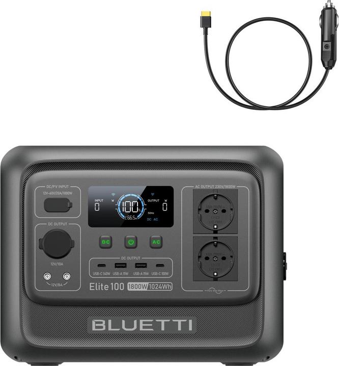 Produktbild Bluetti Power Station Elite 100 V2 (1024 Wh, 13.26 kg)