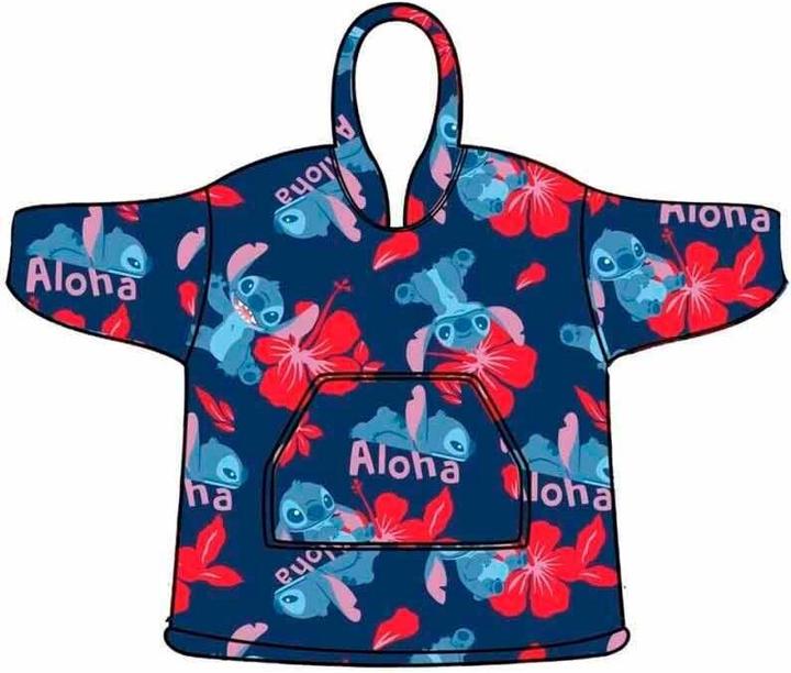 Image du produit Disney Stitch oversize sweatshirt coat kids coral (Taille unique)