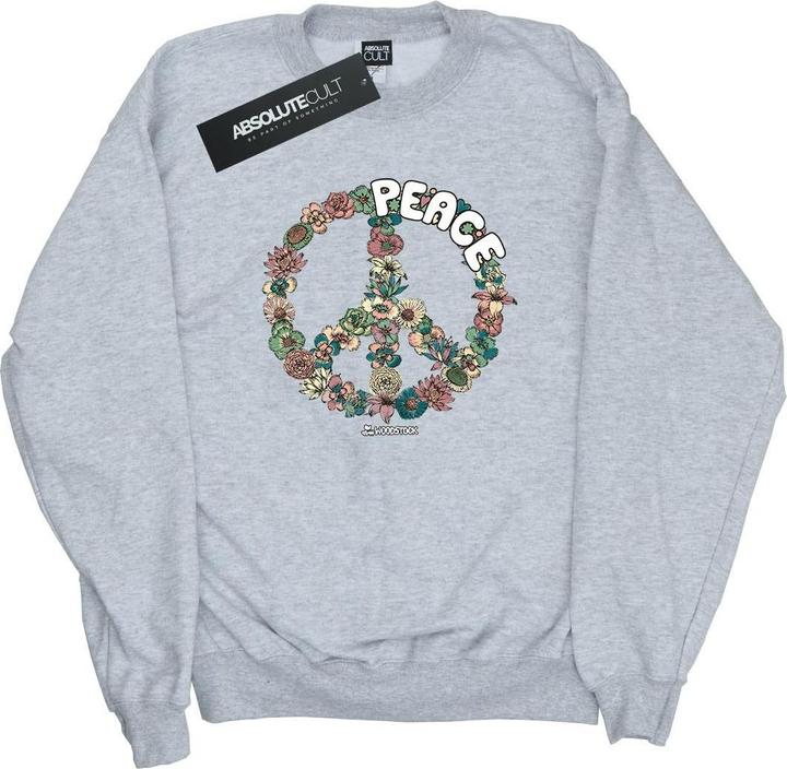 Immagine prodotto Woodstock Floral Peace Felpa Donna (L)