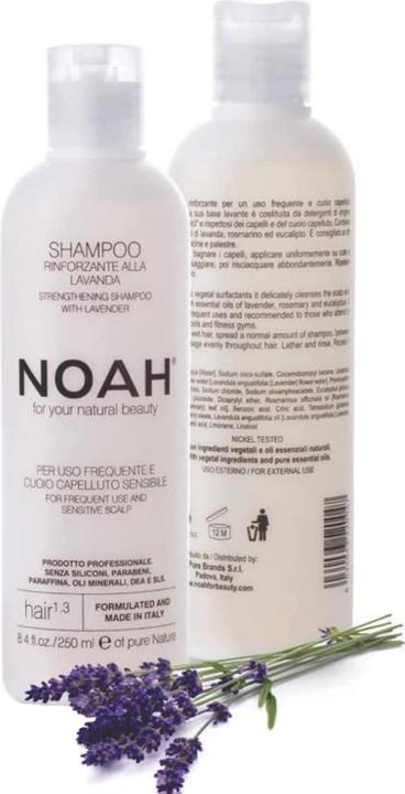 Immagine prodotto Noah Per la tua bellezza naturale Shampoo rinforzante per capelli 1,3 szampon wzmacniający do (250 ml, Shampoo liquido)