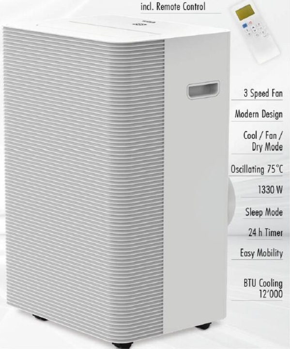 Immagine prodotto Trisa Klimagerät "Cool Mate" 9362.7045 (12000 BTU/h)