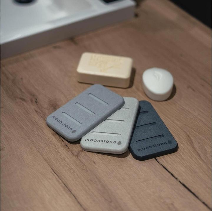 Image du produit Moonstone Porte-savon en diatomite Gris foncé