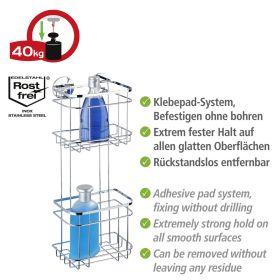 Produktbild Wenko Wandregal (12.50 x 18 x 47.50 cm)