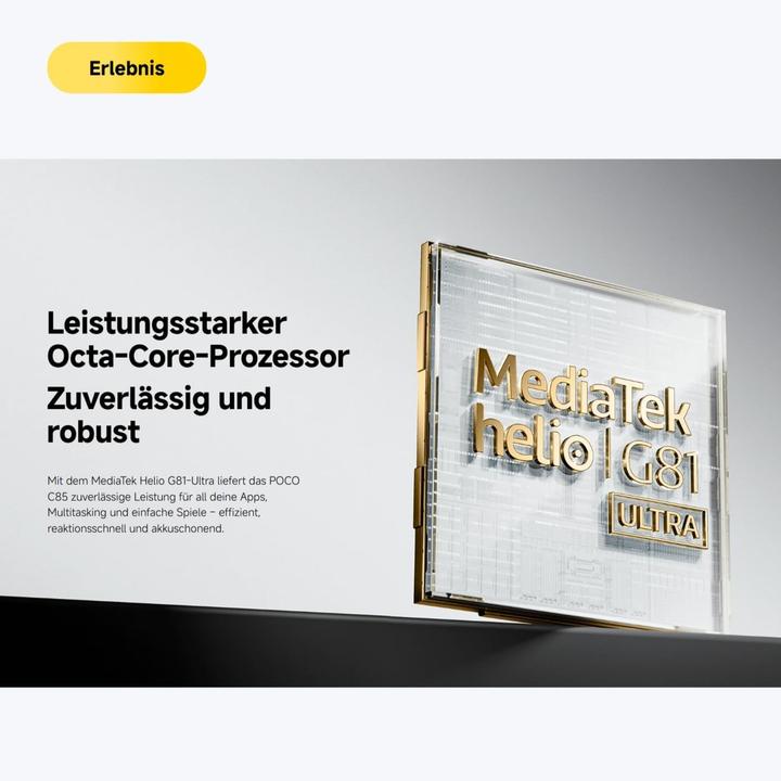 Produktbild Xiaomi Poco C85 (256 GB, Schwarz, 6.90", Dual SIM)