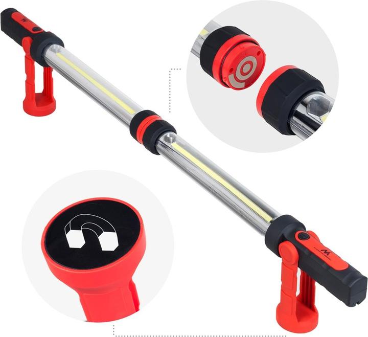 Actual product image Maclean werklamp LED XXL MCE230 Energy 2 stuks lampen met hanger en magneet (1200 lm)