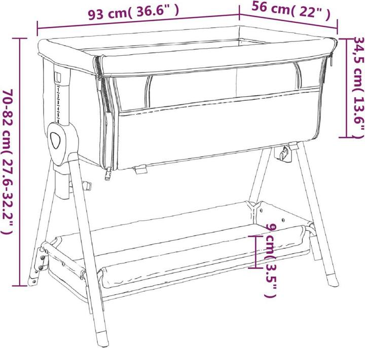 Actual product image VidaXL Veca (83 x 50 cm)