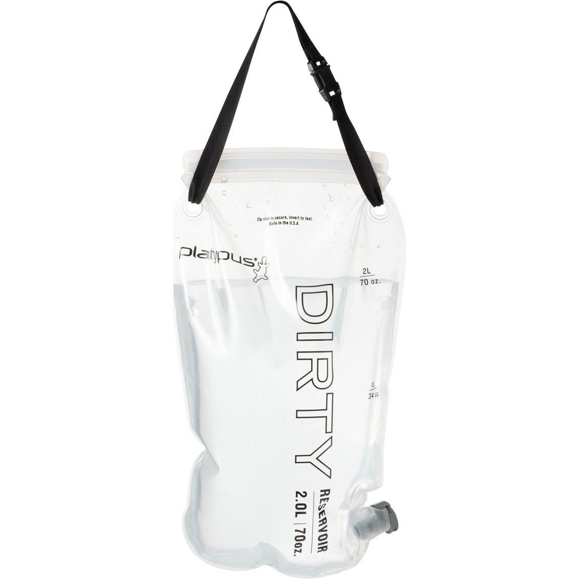 Platypus GravityWorks Schmutzwasserbehälter-Ersatzkit 2l, Wasserfilter, Transparent
