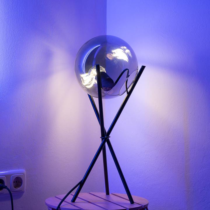 Actual product image s.luce Orb glass table lamp tripod 20cm (E27)