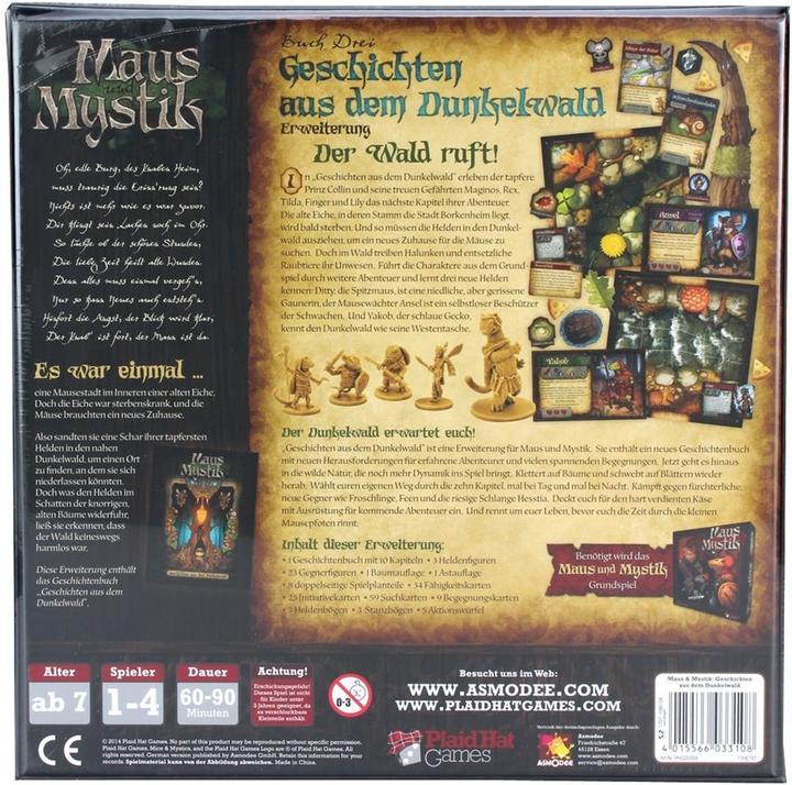Image du produit Plaid Hat Games Souris & Mystic : Forêt sombre (Allemand)