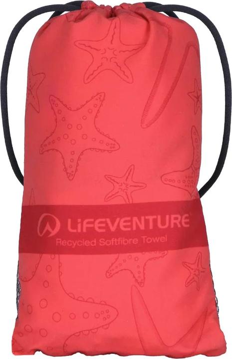 Actual product image Lifeventure Recycled SoftFibre Trek Towel, Starfish, Giant