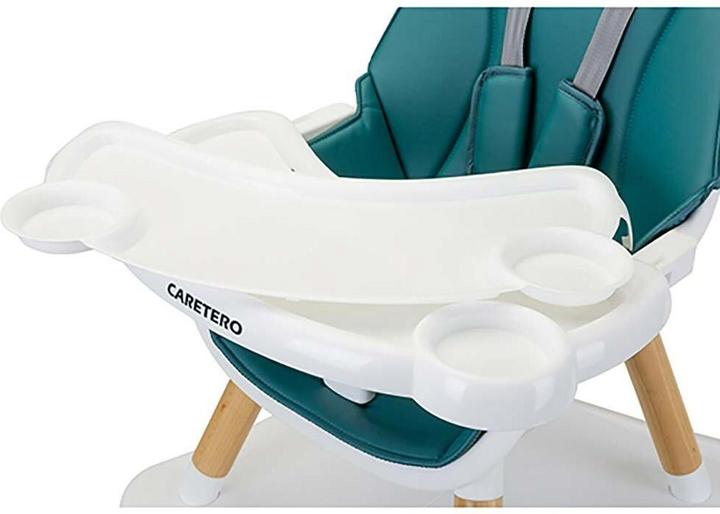 Caretero Tuva Voederstoel Donkergroen (Kinderstoel)