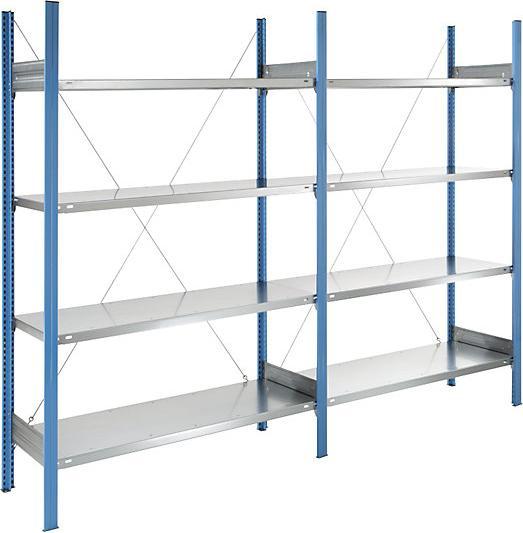 Actual product image eurokraft pro Shelf boltless shelf unit, blue / galvanised
