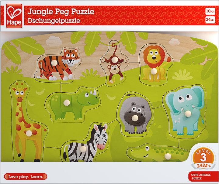 Actual product image Hape Jungle Puzzle