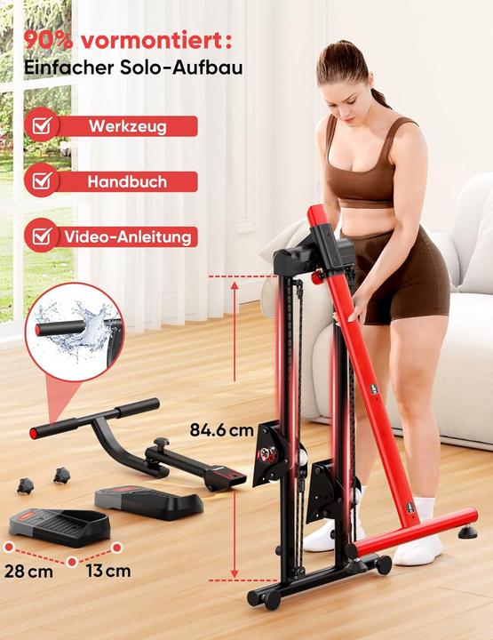Produktbild Rockvale Treppenstepper mit 3 Workout-Modi & Ski-Funktion