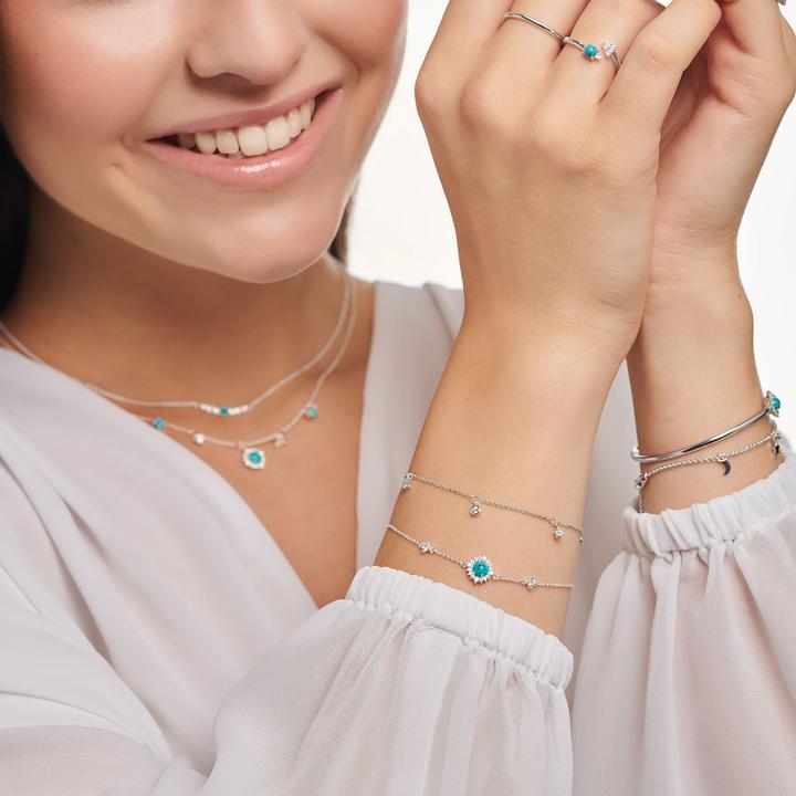 Produktbild Thomas Sabo Armband Vintage Türkis (19 cm, 925 Sterlingsilber)