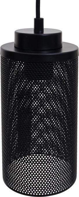 Immagine prodotto Swisshandel24 Lampada a sospensione, legno massiccio industriale vintage, metallo nero - 5 paralumi a tubo (E27)