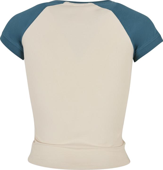 Produktbild Urban Classics Ladies Organic Stretch Short Retro Baseball Tee (XS)