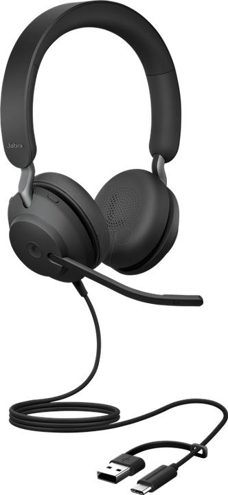 Produktbild Jabra Evolve2 40 SE (Kabelgebunden, USB-A, USB-C, Microsoft Teams)