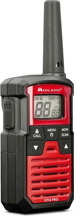 Actual product image Midland XT10 PRO - Portofoonset - Walkie Talkie - PMR446 - Set van 2 stuks - C1459 (4 km)