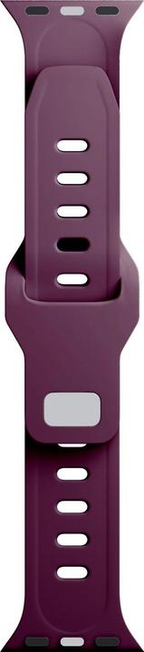 Produktbild 3MK Silicone Watch Strap ciemnofioletowy /mulberry dla Apple Watch 38/40/41mm (Silikon, Edelstahl)