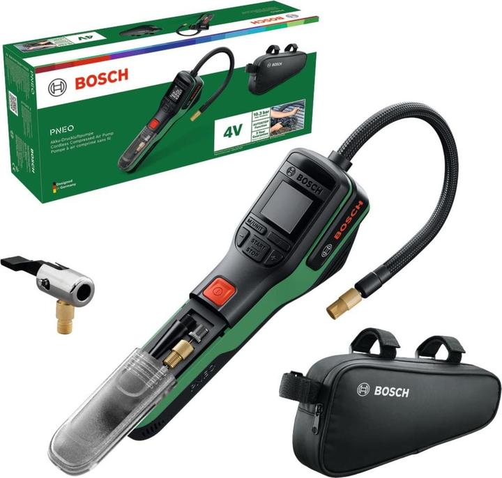 Actual product image Strend pro Bosch PNEO, Fahrradtasche Akku-Druckluftpumpe (10.30 bar)