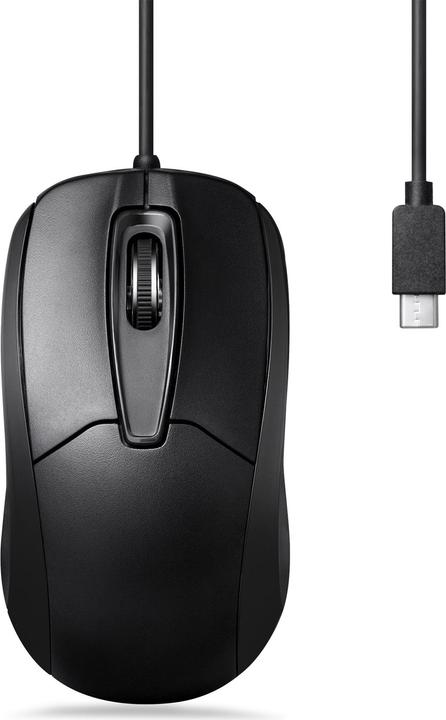 Actual product image Perixx PERIMICE-209 C Black Mouse Wired Optical Black 3 buttons 1000 (Cable)