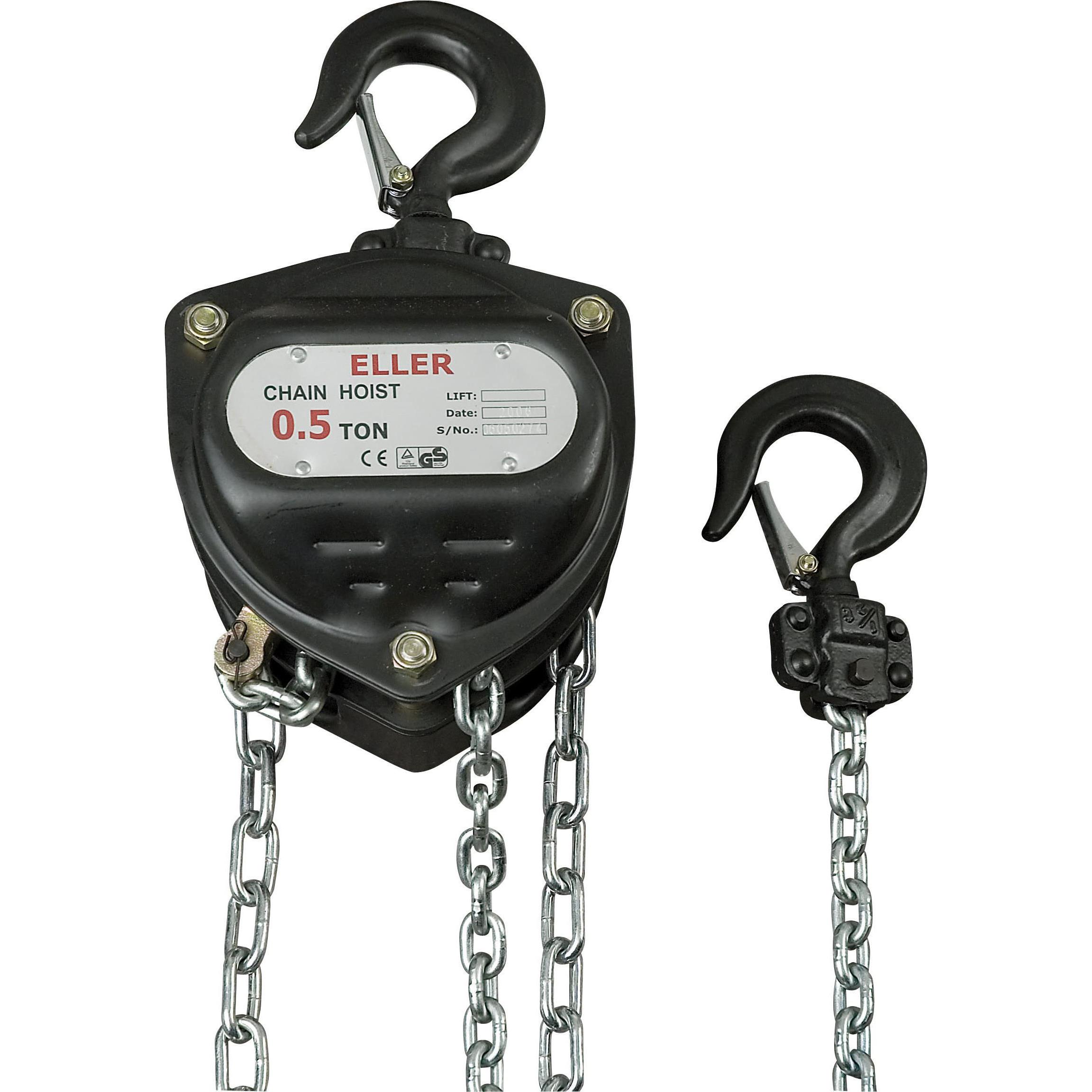 Showtec Manual Chain Hoist 500 kg, Montage Lichttechnik, Schwarz