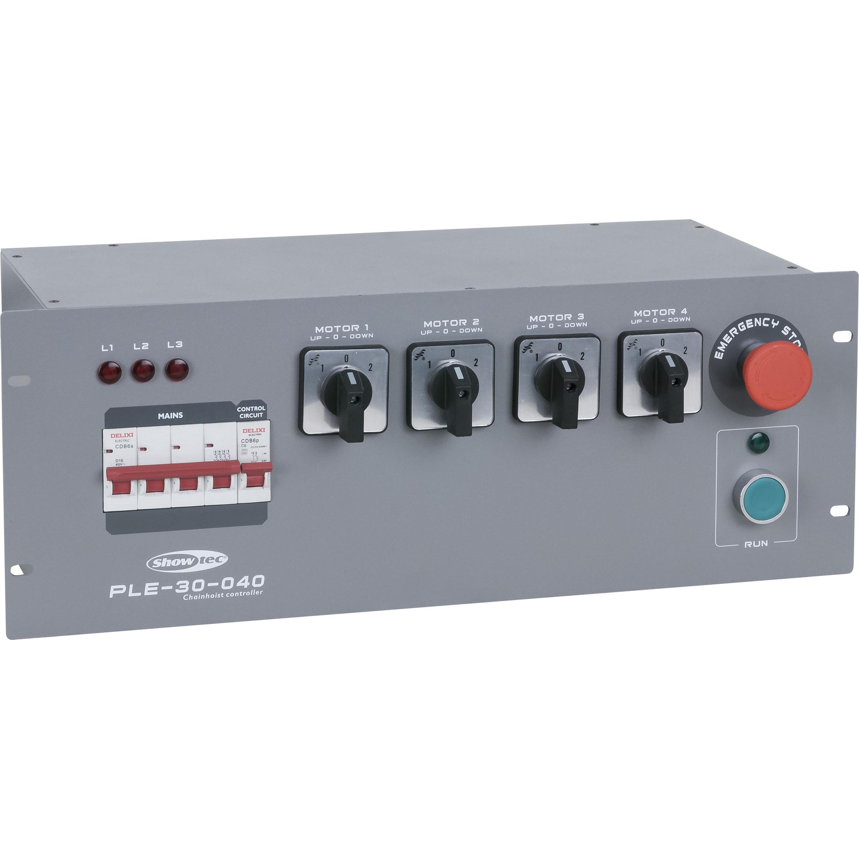 Showtec 4-Channel Chainhoist Controller, Montage Lichttechnik