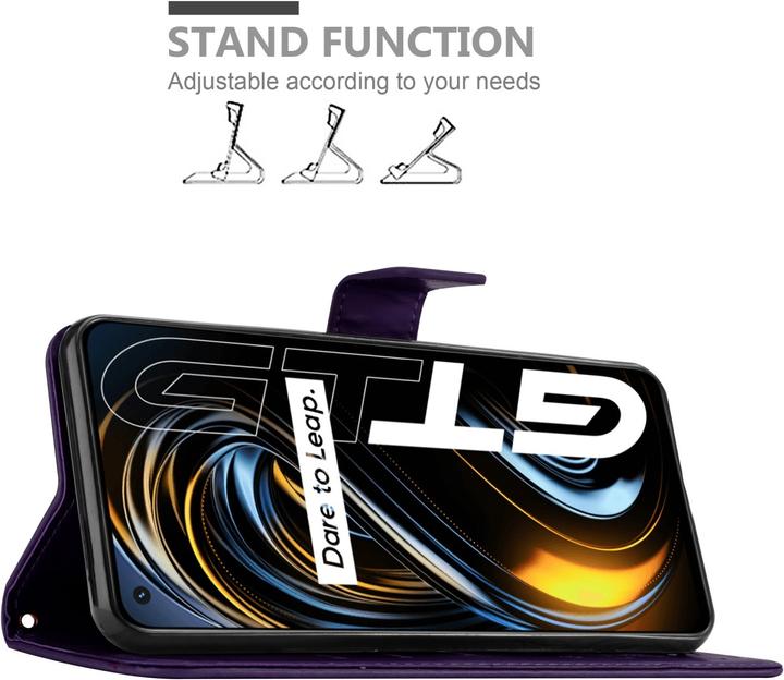 Immagine prodotto Cadorabo Custodia a libro floreale per Realme GT / GT Neo 2T / Q3 PRO (Realme GT Neo 2T, Realme Q3 Pro 5G)
