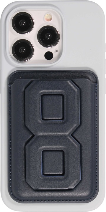 Actual product image PhoneLook Magnetic card holder wallet MagSafe vegan leather with strong magnet and integrated flap