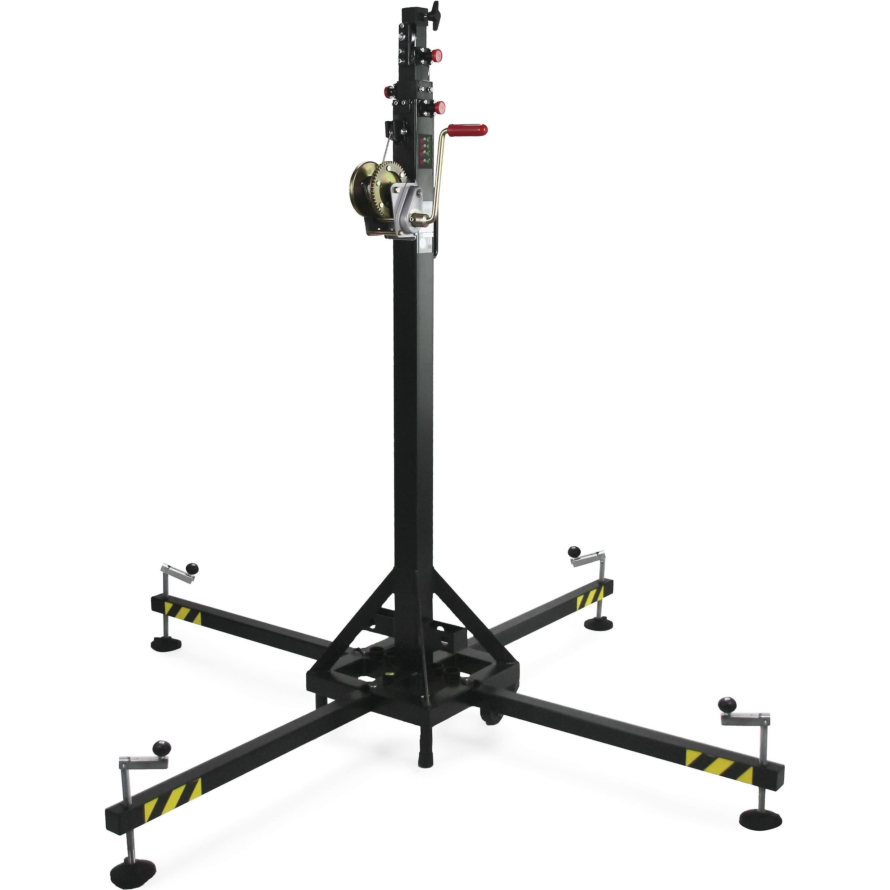 Showtec MT-150 Lifting Tower, Montage Lichttechnik, Schwarz