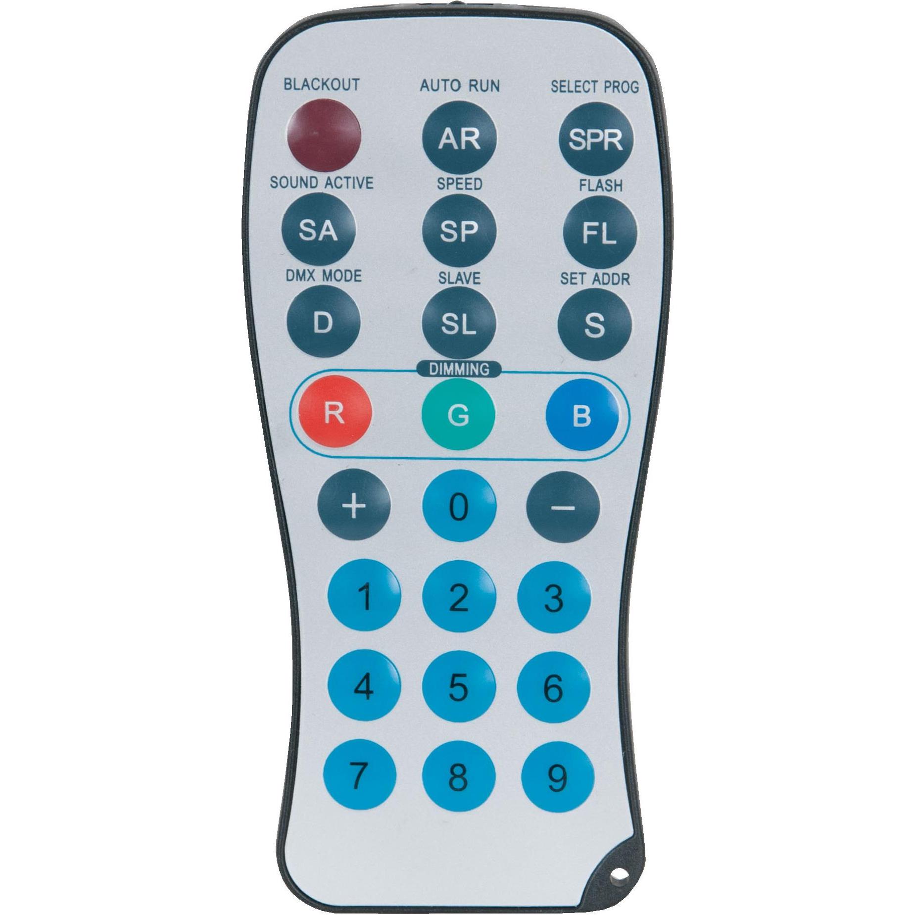 Showtec Infra Red Controller for Cameleon Series, Scheinwerfer, Schwarz, Grau