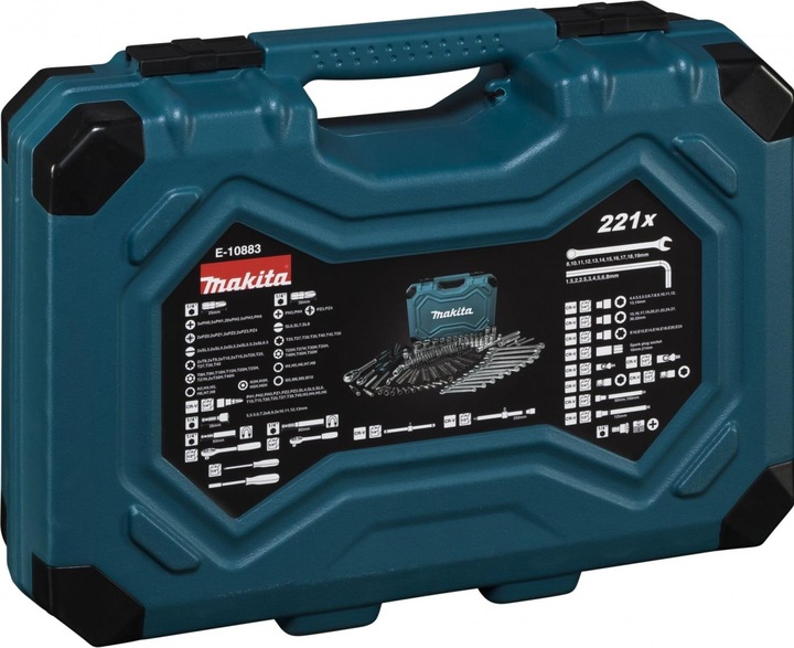 Actual product image Makita E-10883 (221 pieces)