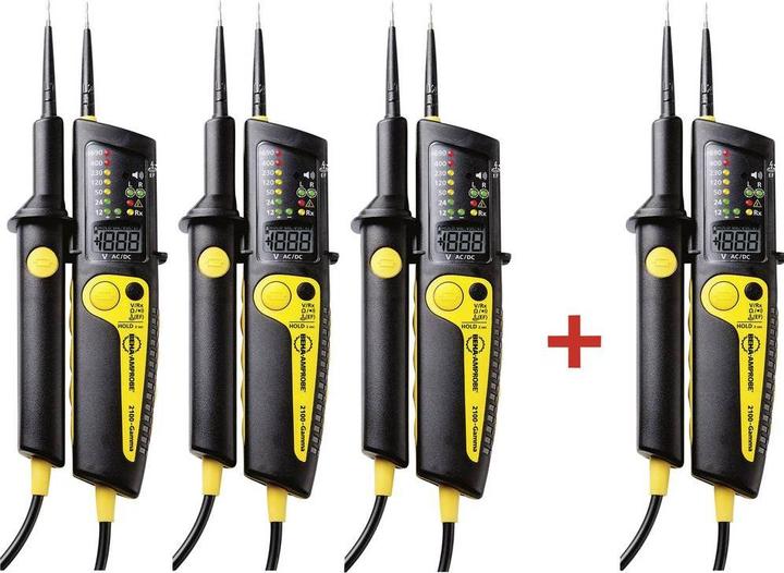 Actual product image Beha Amprobe Amprobe 2100-GAMMA BUNDLE Bipolar voltage tester CAT III 1000 V, CAT IV 600 V Acoustic, LCD, LED (CAT IV 600V, CAT III 1000V)