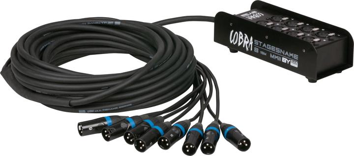 Produktbild DAP-Audio Cobra-X 8 Stagebox (15 m, XLR Kabel)