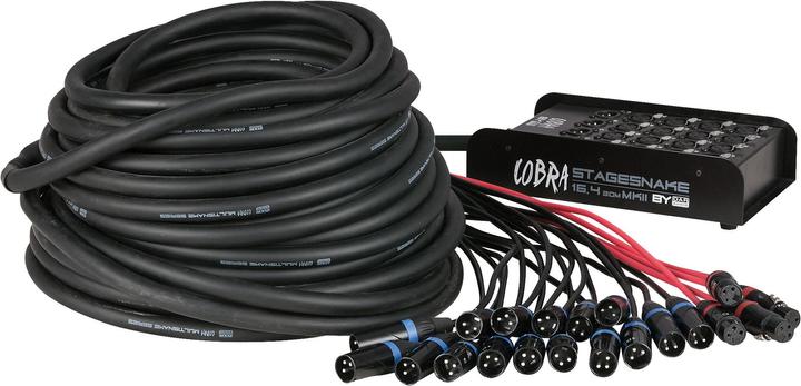 Produktbild DAP-Audio Cobra-X 24/4 Stagebox (30 m, XLR Kabel)