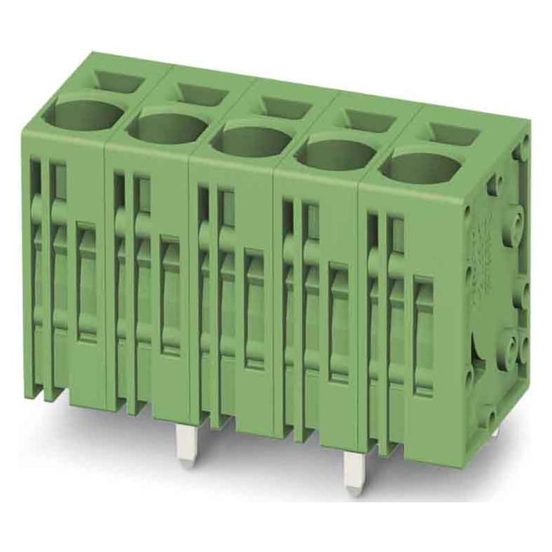 Phoenix Contact SPT 5/ 5-V-7,5-ZB Verend klemmenblok 6 mm² Aantal polen 5 50 st., Kabels + Stekkers, Groen