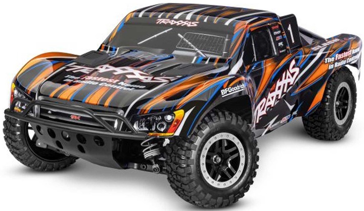 Immagine prodotto Traxxas Slash 4x4 VXL Clipless arancione 1/10 Short-Course RTR Brushless, HD, senza batteria e caricatore (RTR pronto all'uso)