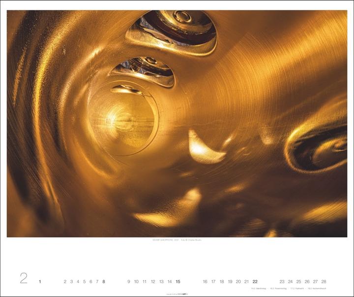 Produktbild Architecture in Music Kalender 2026 - Musikinstrumente von innen (55 x 46 cm)