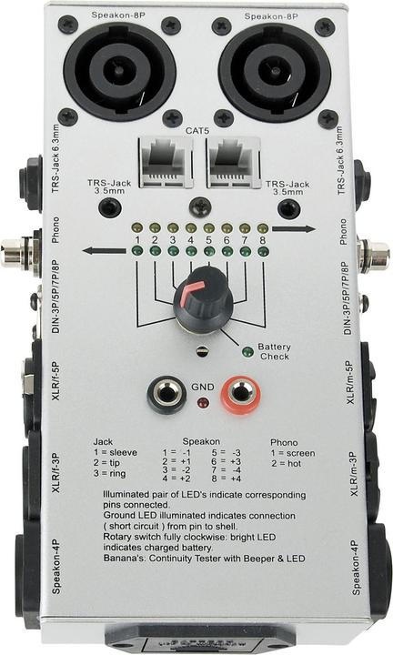 DAP-Audio Cable Tester Pro