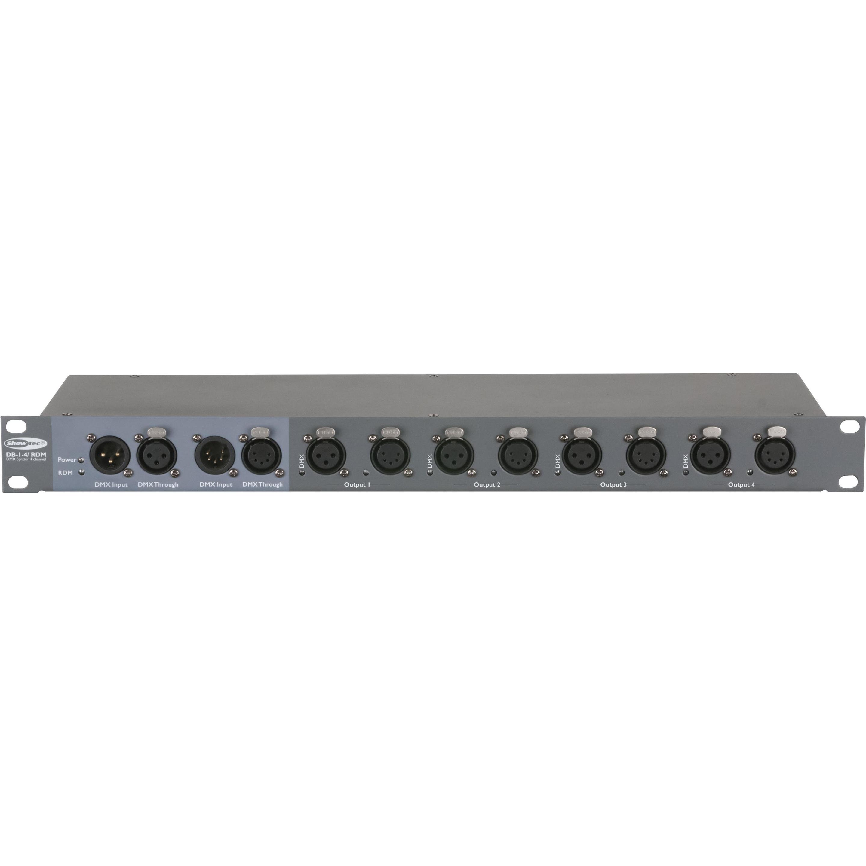 Showtec Db-1-4/Rdm, Lichtsteuerung