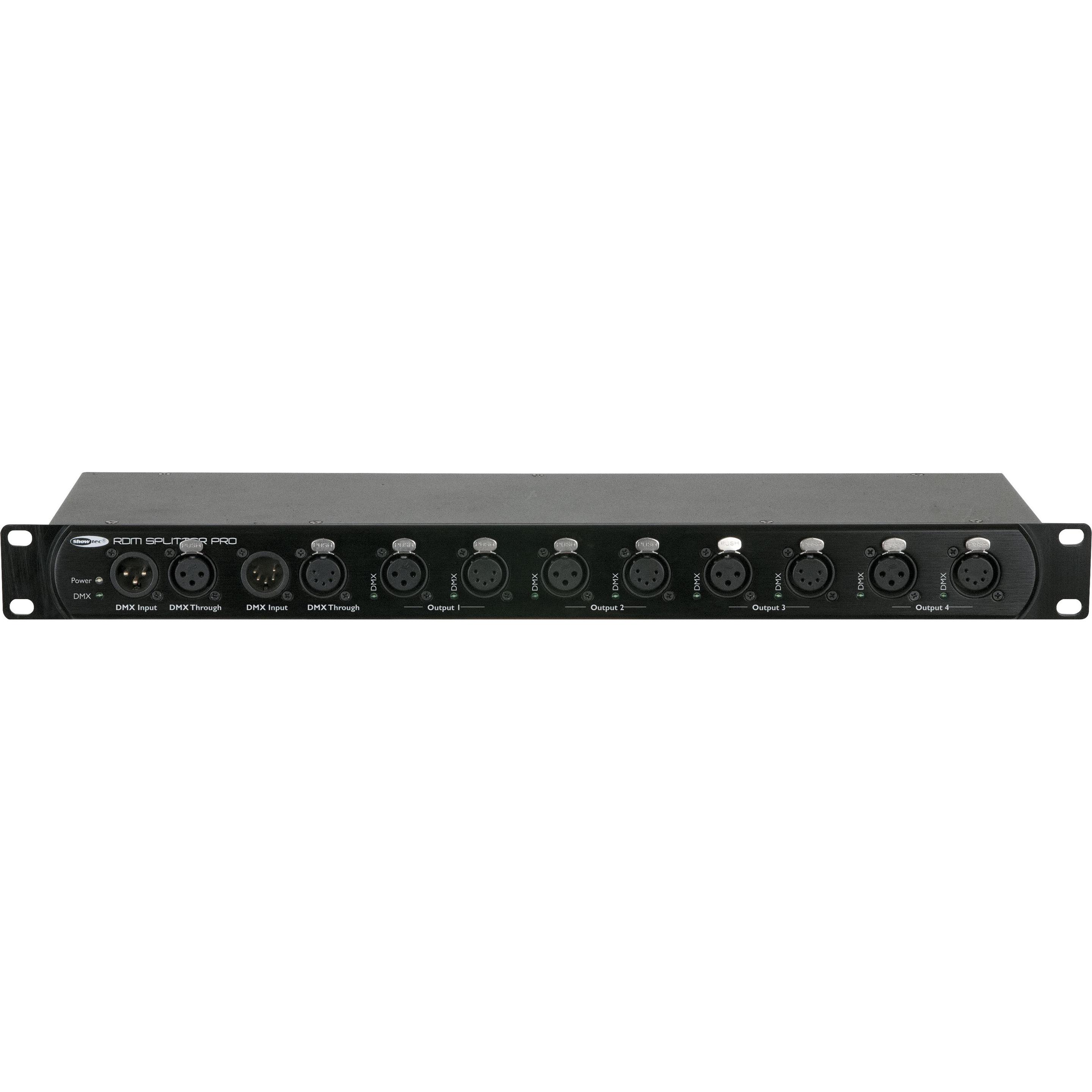 Showtec RDM Splitter Pro, Lichtsteuerung