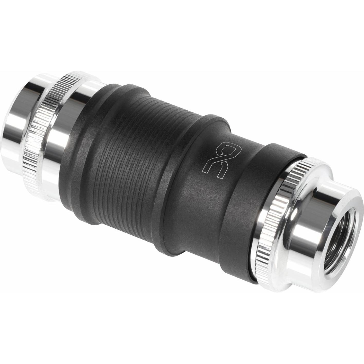Alphacool ANK ES Schnellverschluss BLH1A PushIn Set IG-IG, Wasserkühlung Anschluss, Schwarz, Silber