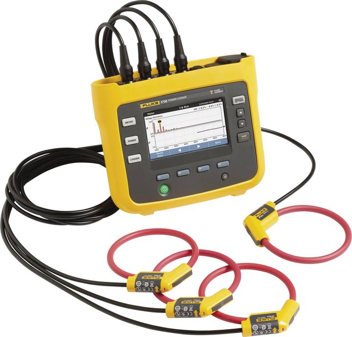 Produktbild Fluke 1736/B Power Logger, Netz-Analysegerät (CAT III 1000V, CAT IV 600V, Hand-Multimeter)