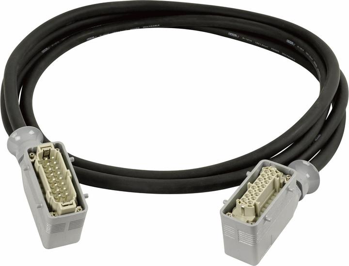 Produktbild Showtec Power Multicable 16 Pole male-female (15 m)