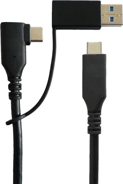 Actual product image MicroConnect USB3.0, C Male angled And A (1 m, USB 3.2 Gen 1)