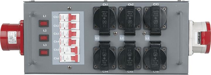 Produktbild Showtec Split Power 32 (CEE 32/3)